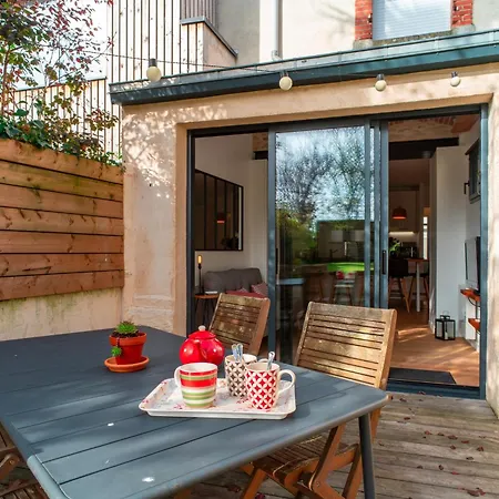 Apartment Escale Jardin - Joli Proche Gare Avec Jardin Vannes